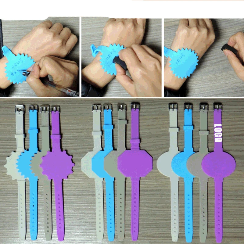Silicone Memo Wrist Band/Wearable Nurse Notepad in Watch Shape 1