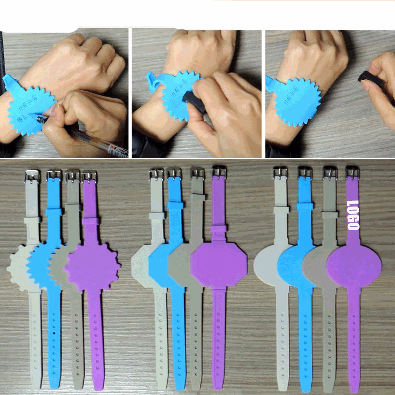 Silicone Memo Wrist Band/Wearable Nurse Notepad in Watch Shape