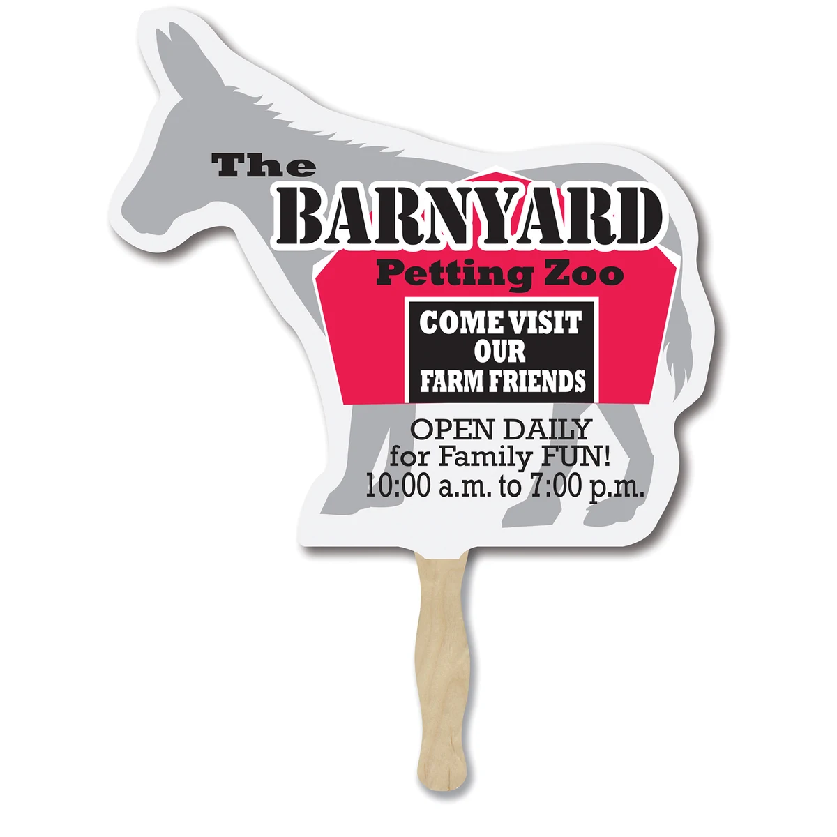 Stock Donkey Shaped Fan 1