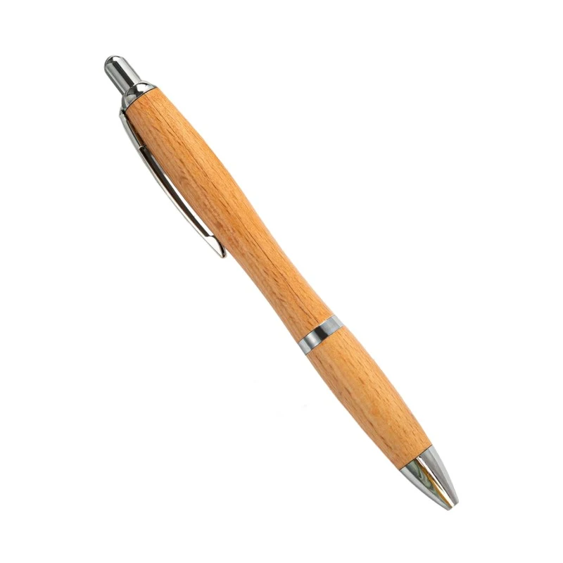 Eco-friendly Retractable Bamboo Pen 1