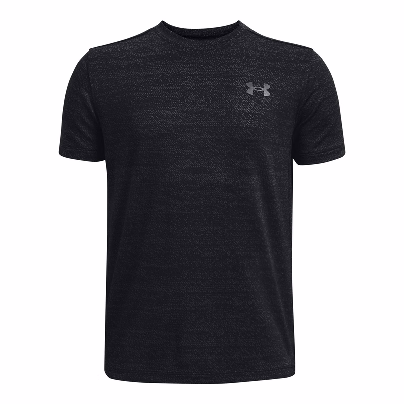 UA Tech Vent Jacquard Boys' Short Sleeve