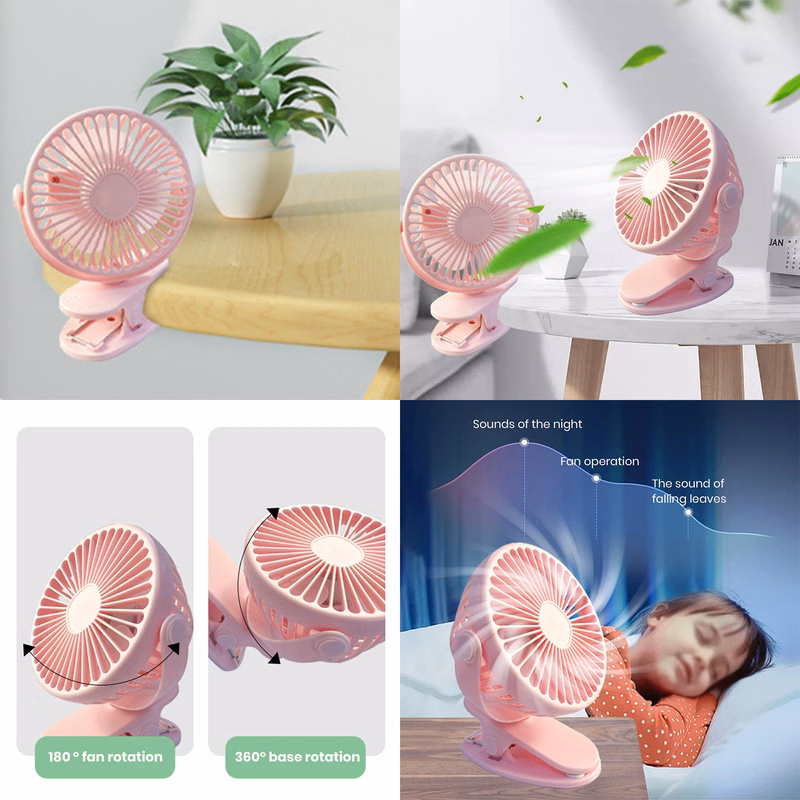 Clip on Fan with Usb