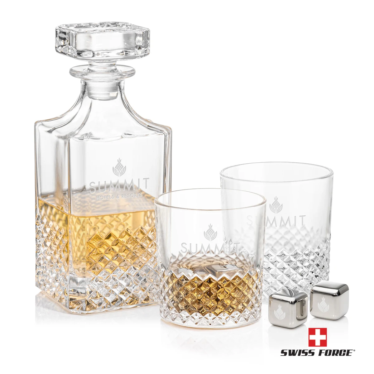 Tacoma Decanter Set & Ice Cubes 1