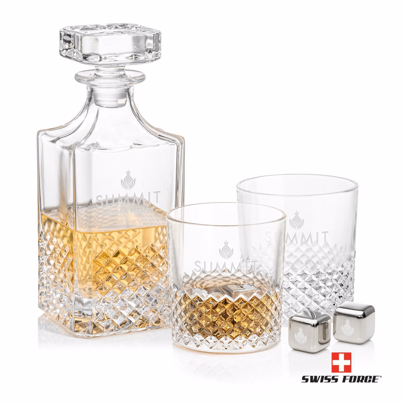 Tacoma Decanter Set & Ice Cubes