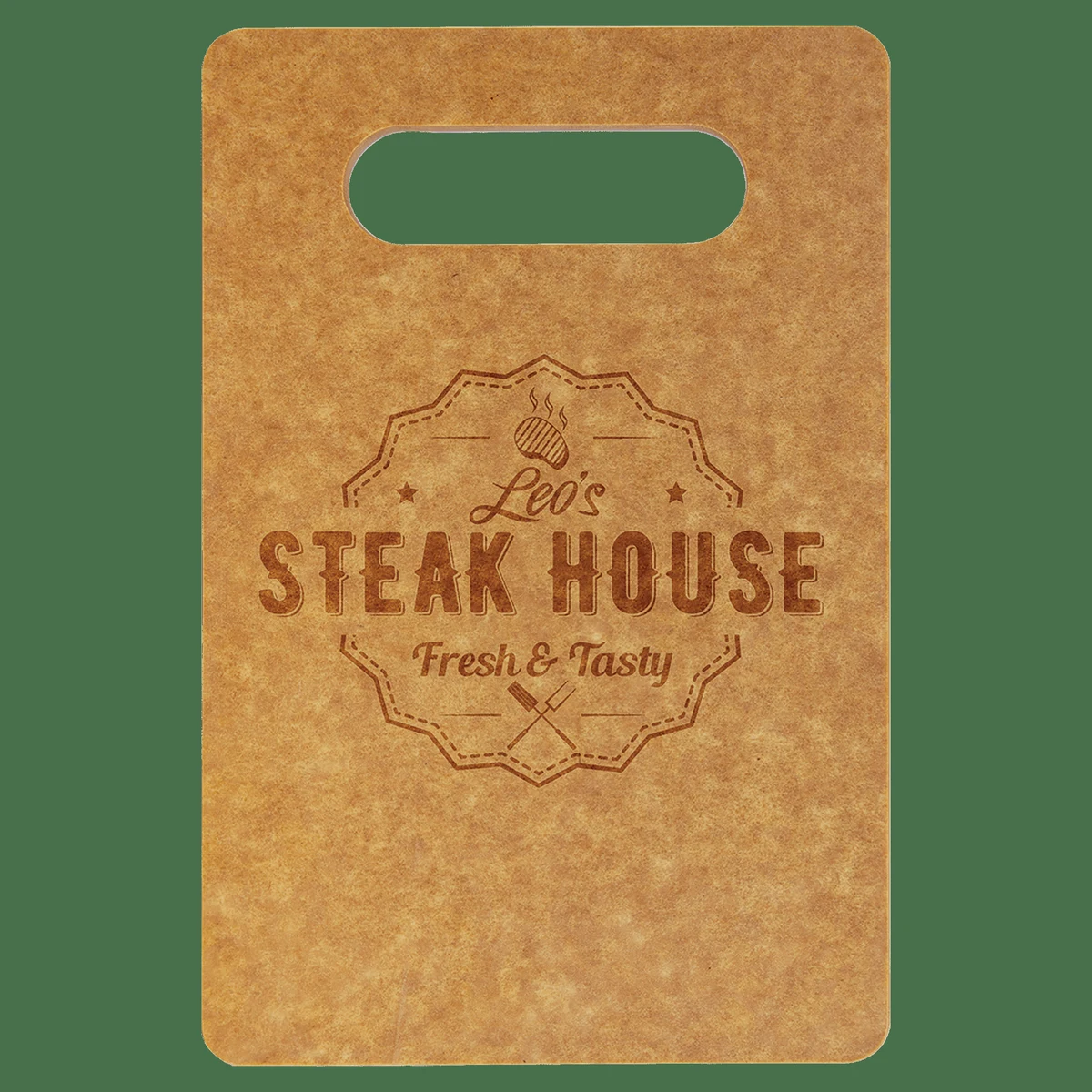 9" x 6" Natural Eco Rectangle Cutting Board 1