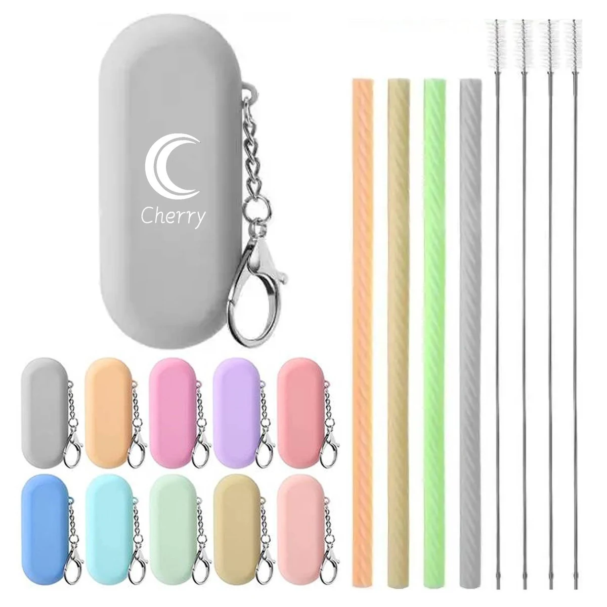 Silicone Straw In Case 1