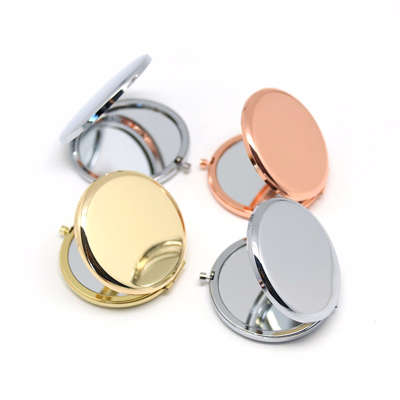 Round Folded Compact Mirrors