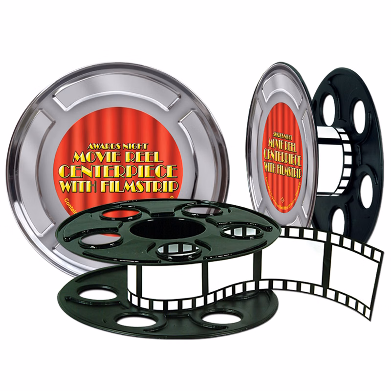 Movie Reel w/ Filmstrip Centerpiece