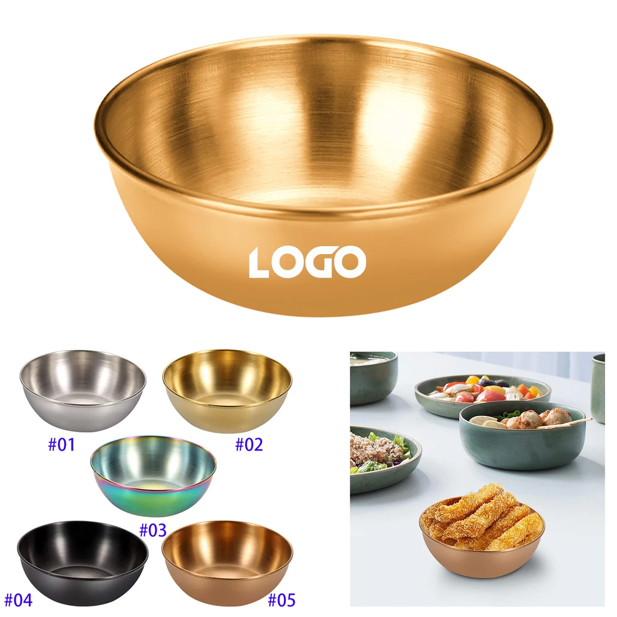 Stainless Steel Sauce Dishes 1