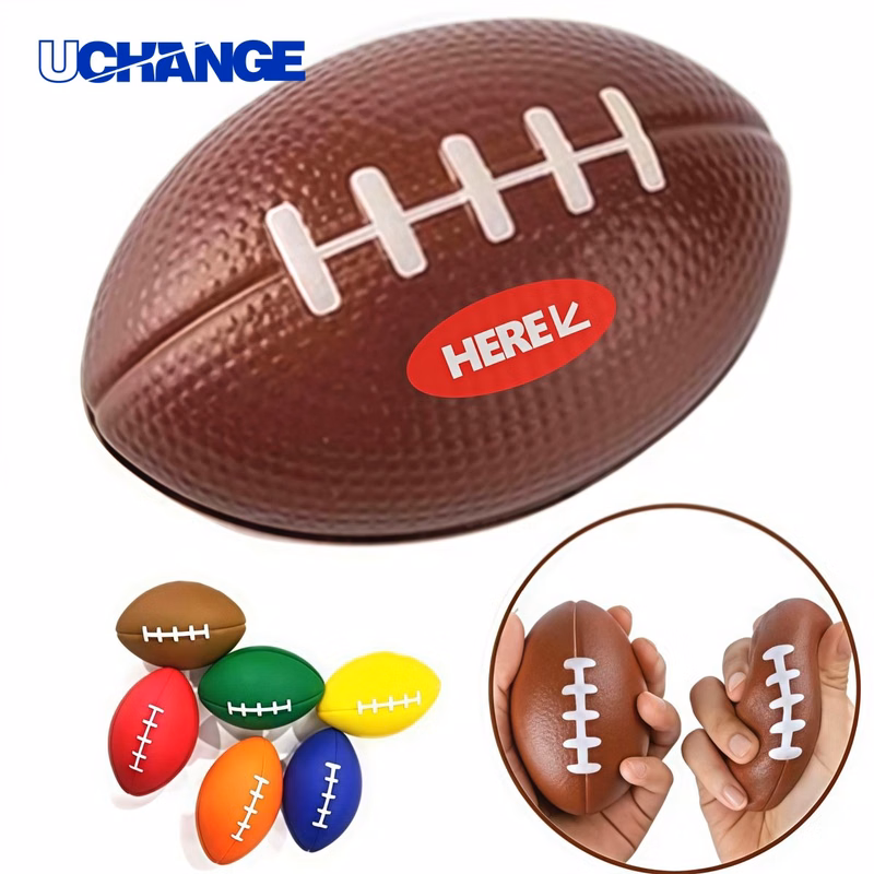 PU Rugby Ball Stress Toy