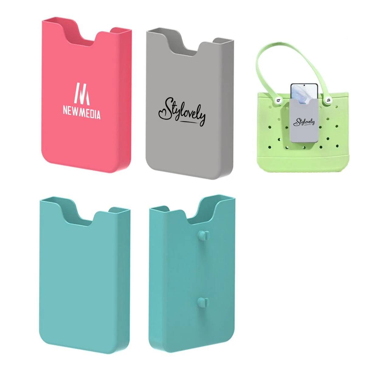 Phone Holder For EVA Tote Bag 1