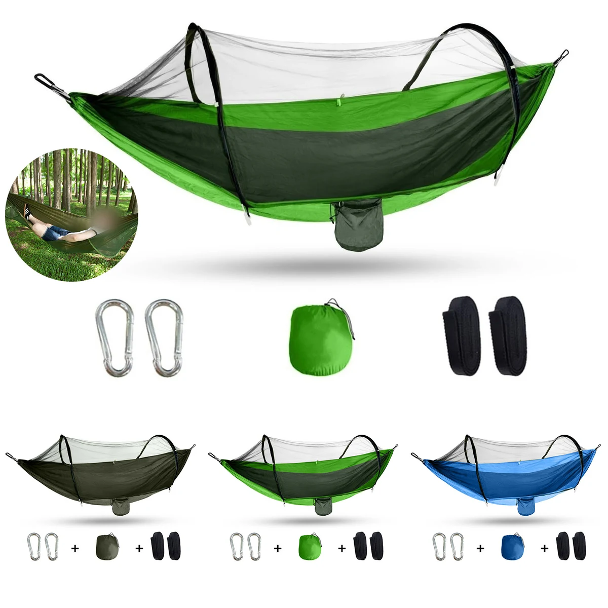 Fully Automatic Quick Opening Hammock 1