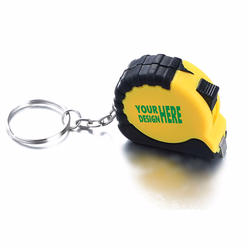 MOQ 50 Small Retractable Tape Measure with Keychain