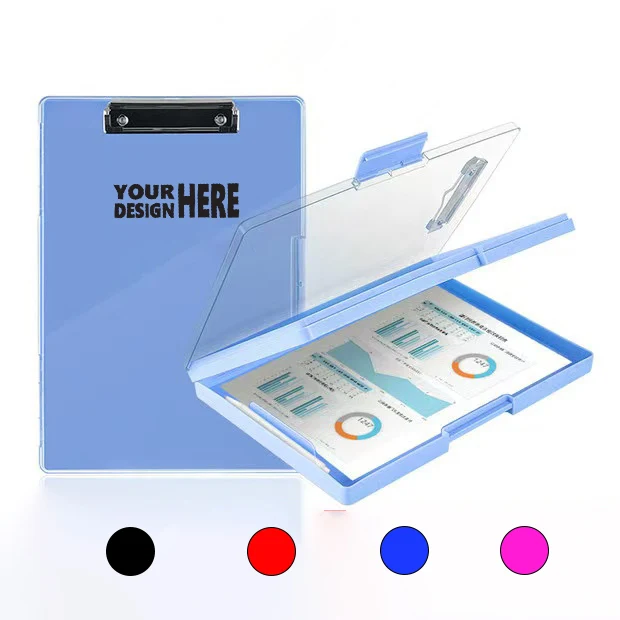 Clear Storage Clipboard with Dry-Erase Cover 1