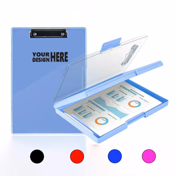 Clear Storage Clipboard with Dry-Erase Cover