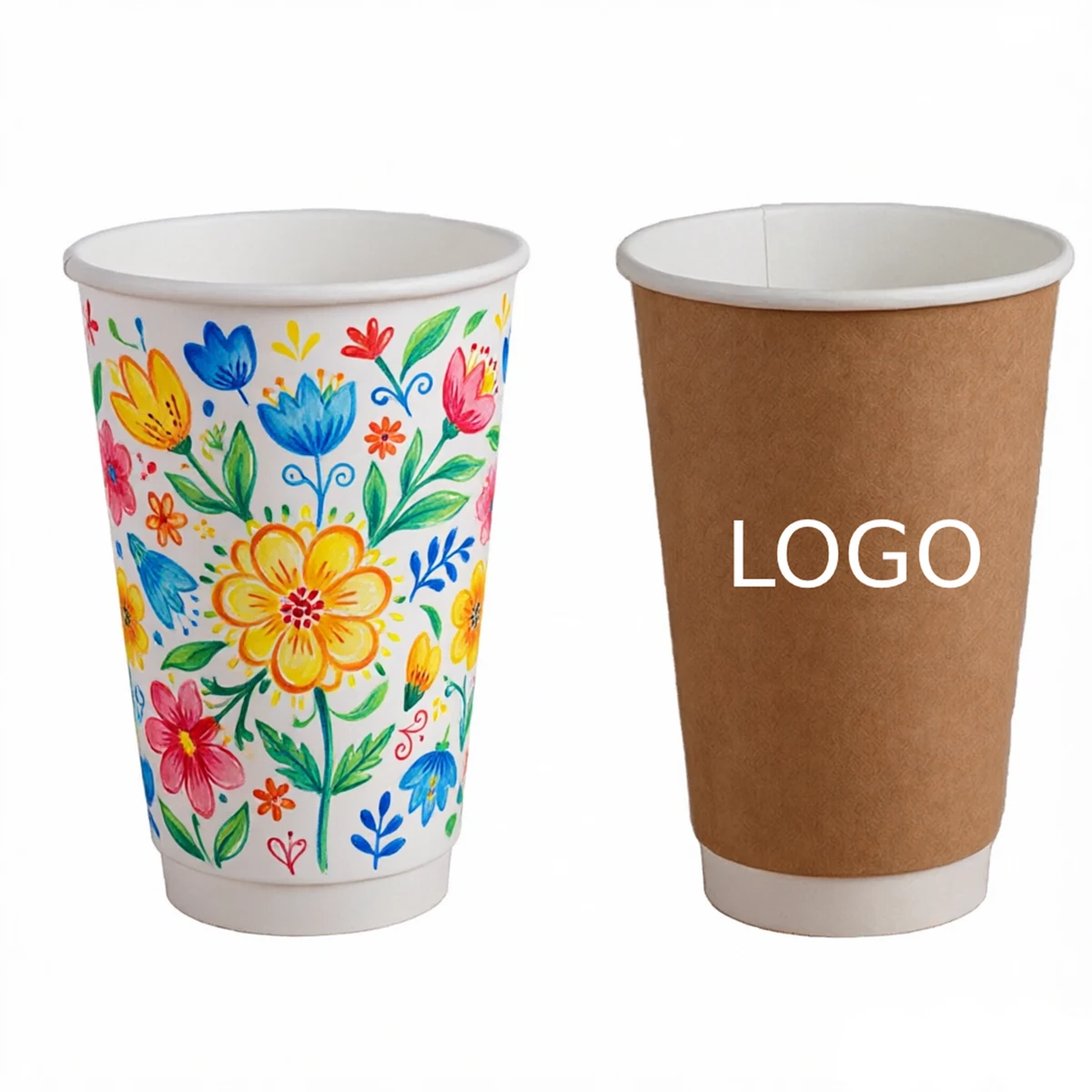 Recyclable Double Wall Paper Cups 1