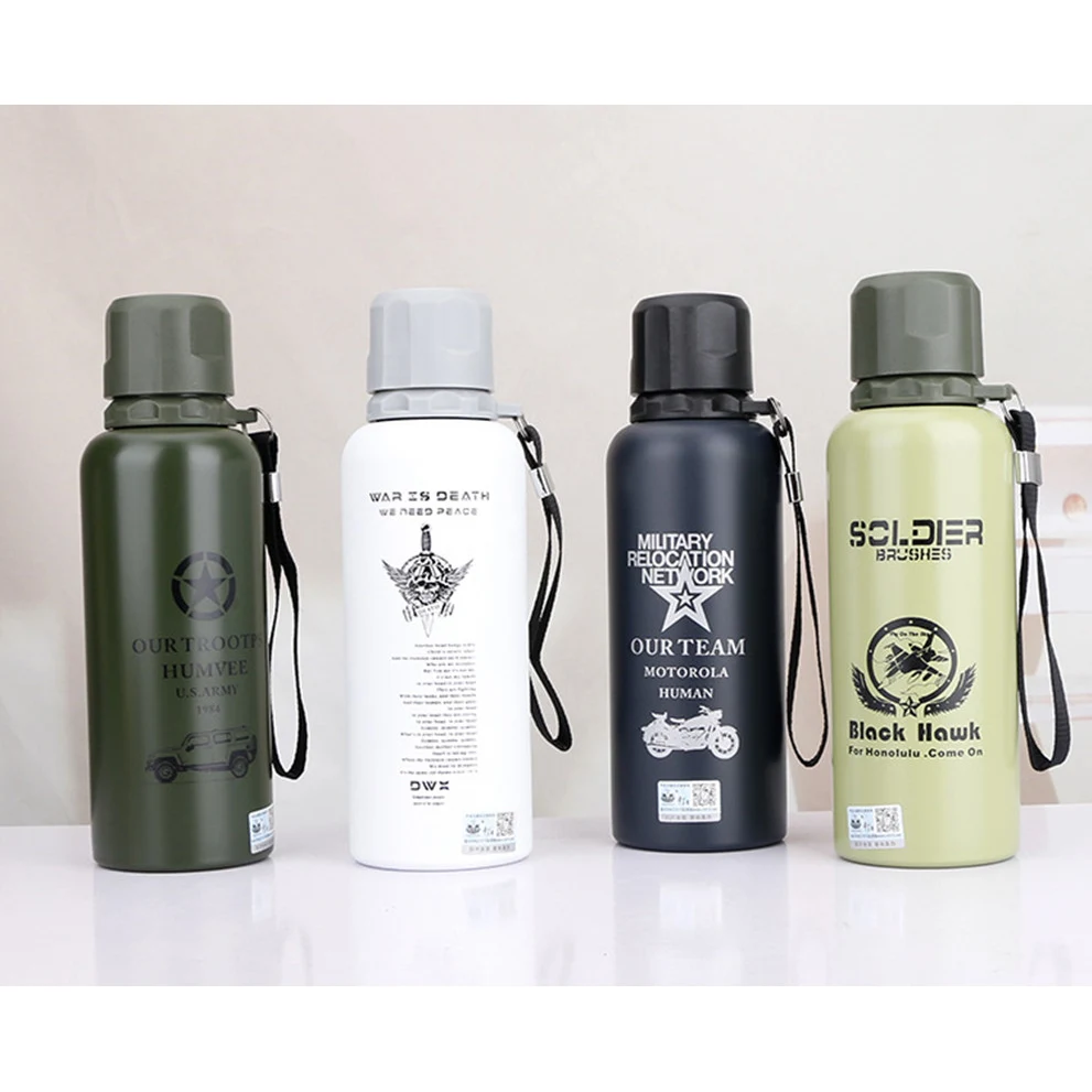 500ML Vacuum Stainless Steel Bottle, custom water bottle with logo imprint 1