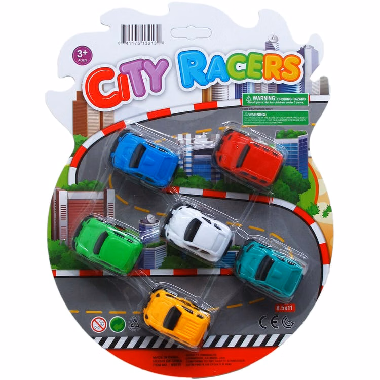 Free Wheel City Racers - Assorted 2"