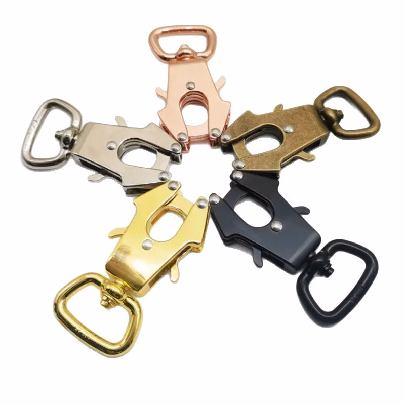 Zinc Alloy Frog Clips for Tactical Dog Leashes