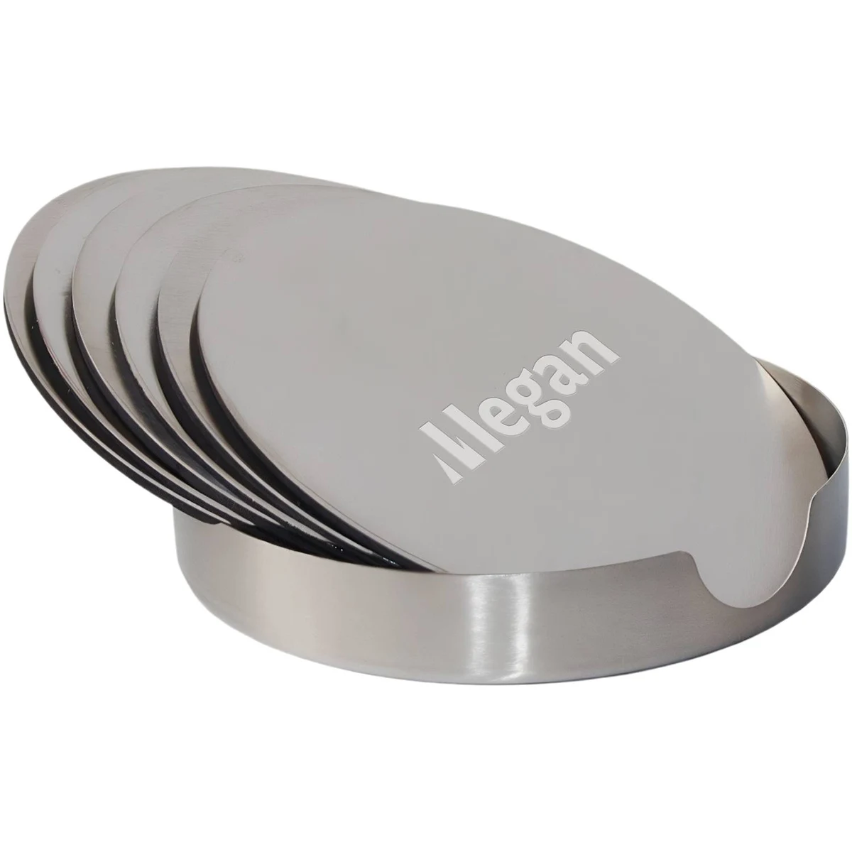 6PCS Stainless Steel Coaster Set 1