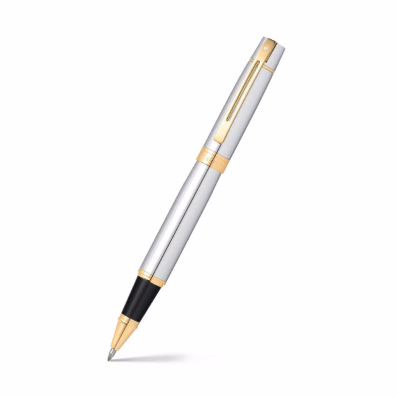 SHEAFFER® 300 Glossy with Gold Trim Executive Rollerball Pen w/ Gift Box