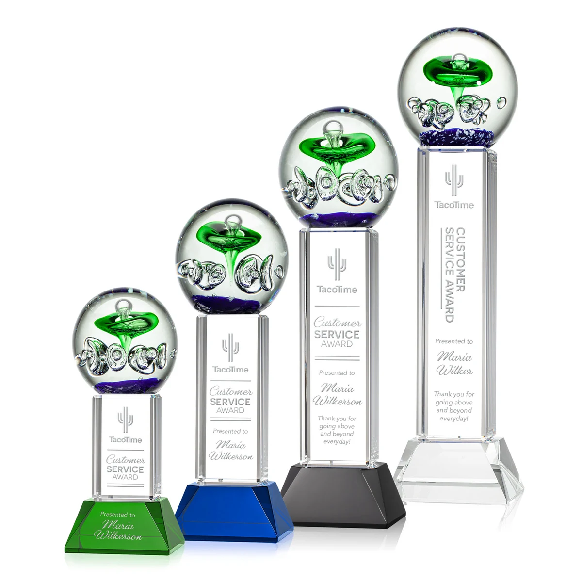 Aquarius Award on Stowe Base - Clear 1