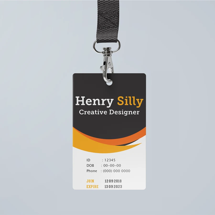 Full Color 3.375"H x 2.125"W PVC Card 1