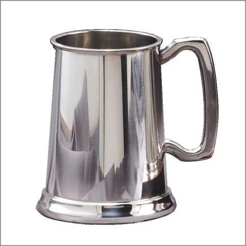 19 Oz Clear Bottom Pewter Tankard 1