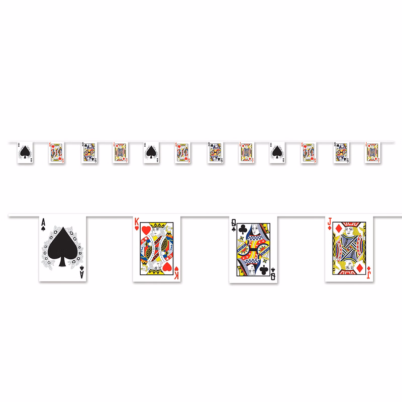 Playing Card Pennant Banner