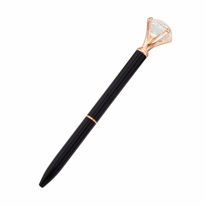 Crystal Diamond Twist Metal Pen