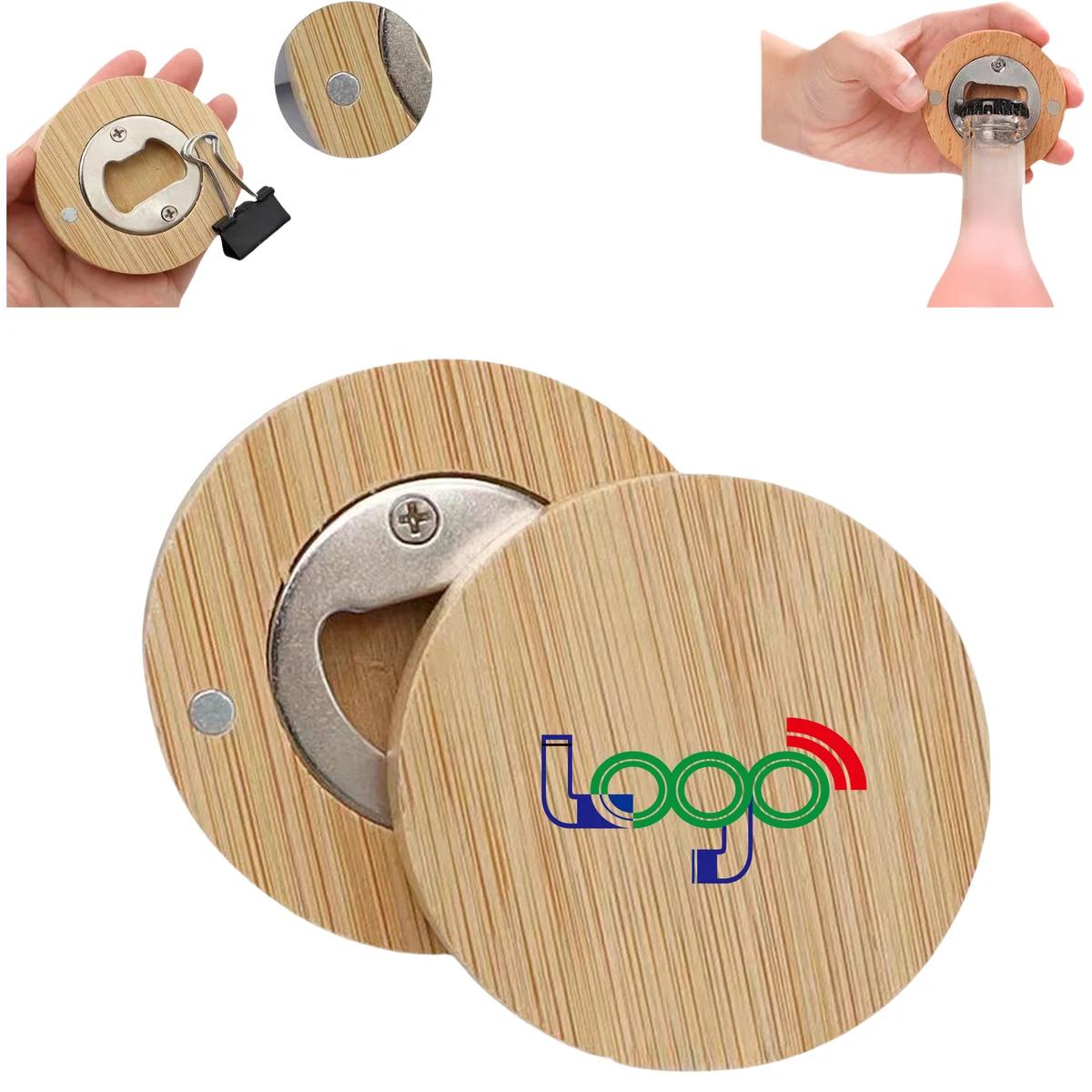 Portable Bamboo Bottle Opener MOQ50 1
