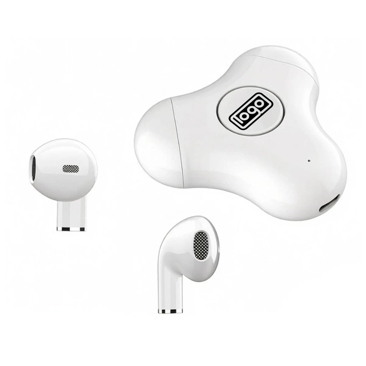 Wireless Bluetooth Earbuds with Rotating Charging Case 1