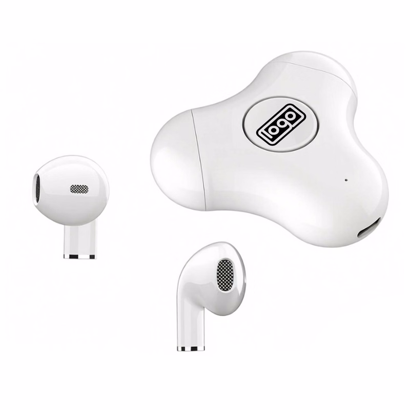 Wireless Bluetooth Earbuds with Rotating Charging Case