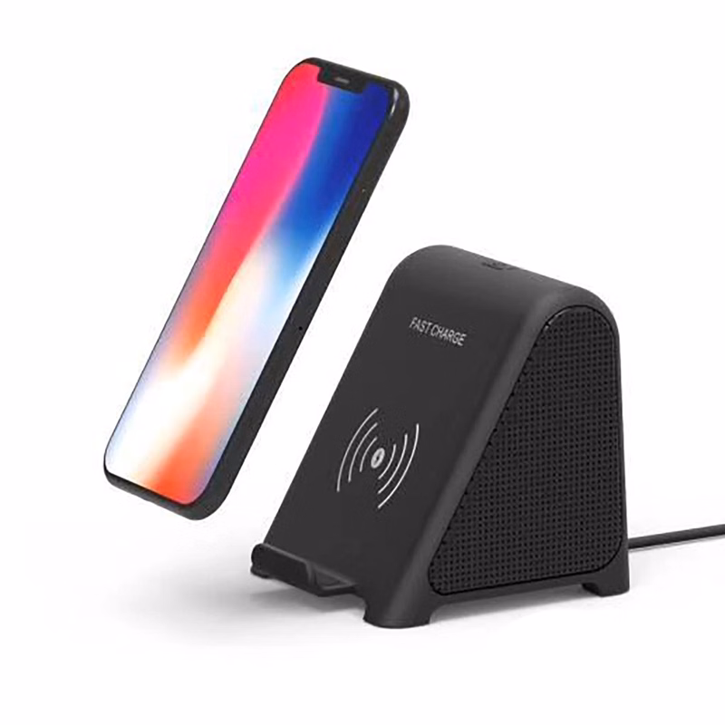 Bluetooth speaker with wireless charger