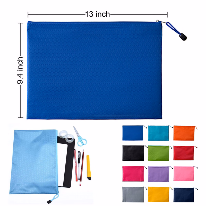 Waterproof Zipper A4 File Bag