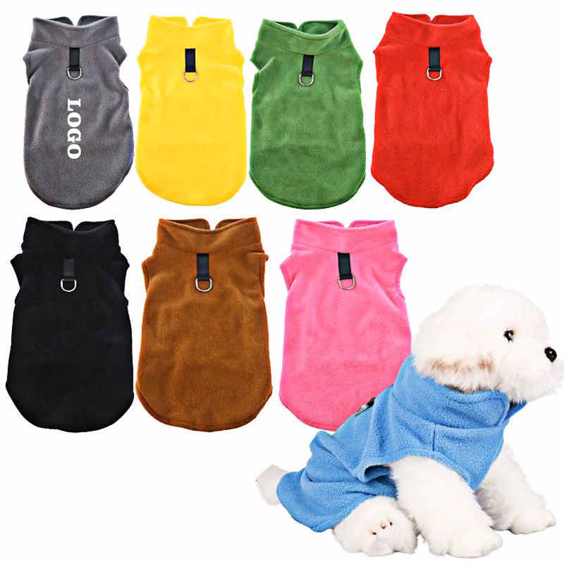Winter vest polar fleece pet dog clothes