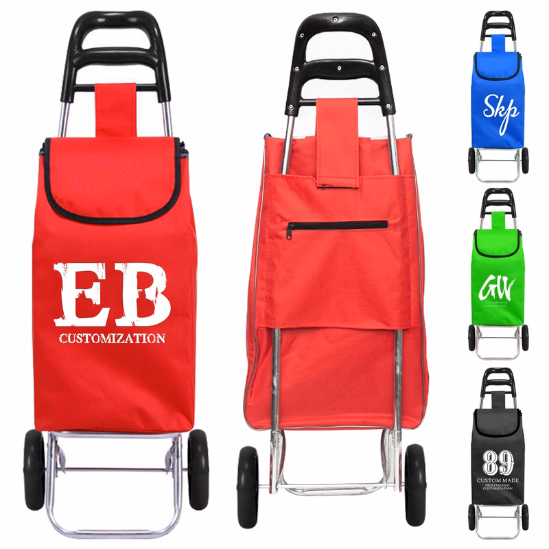 Portable Shop Mall Market Vegetable Cart Trolley