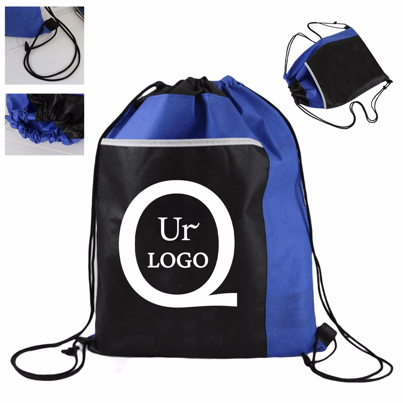 16.14X13.39 Inch Terylene Drawstring Backpack