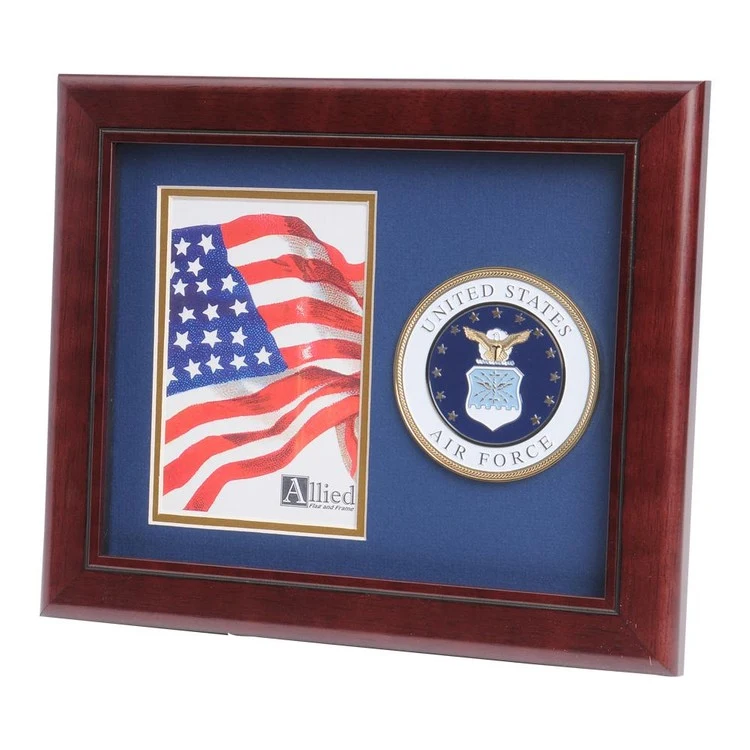 U.S. Air Force Medallion 4-Inch by 6-Inch Portrait Picture Frame 1