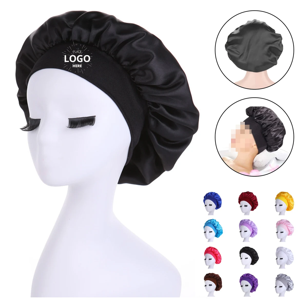 Satin Silky Sleeping Bonnet 1
