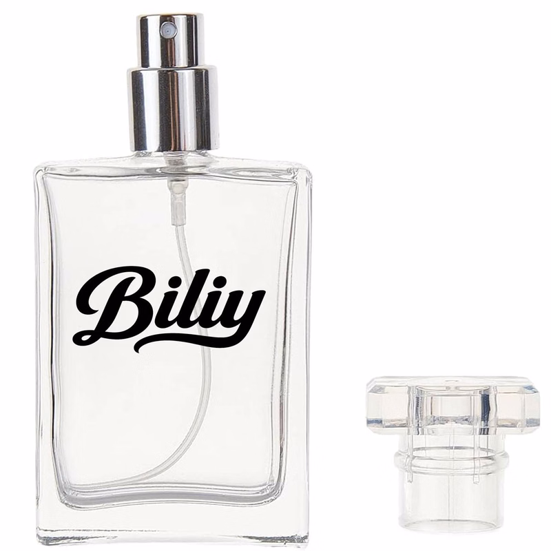 Custom 50 mL Frosted Glass Spray Bottle Perfume Atomizer