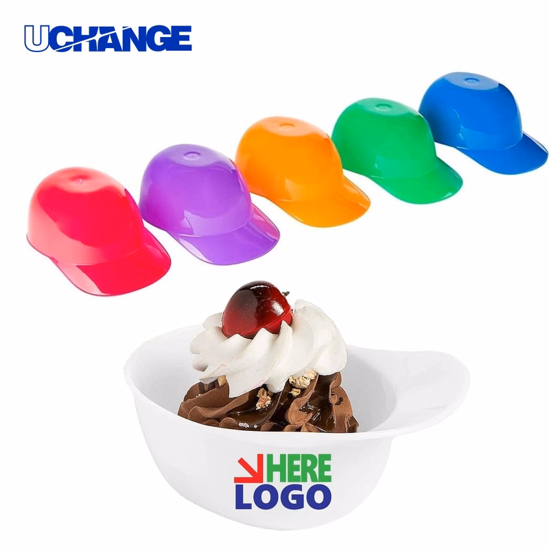 Baseball Helmet Ice Cream Bowl Set