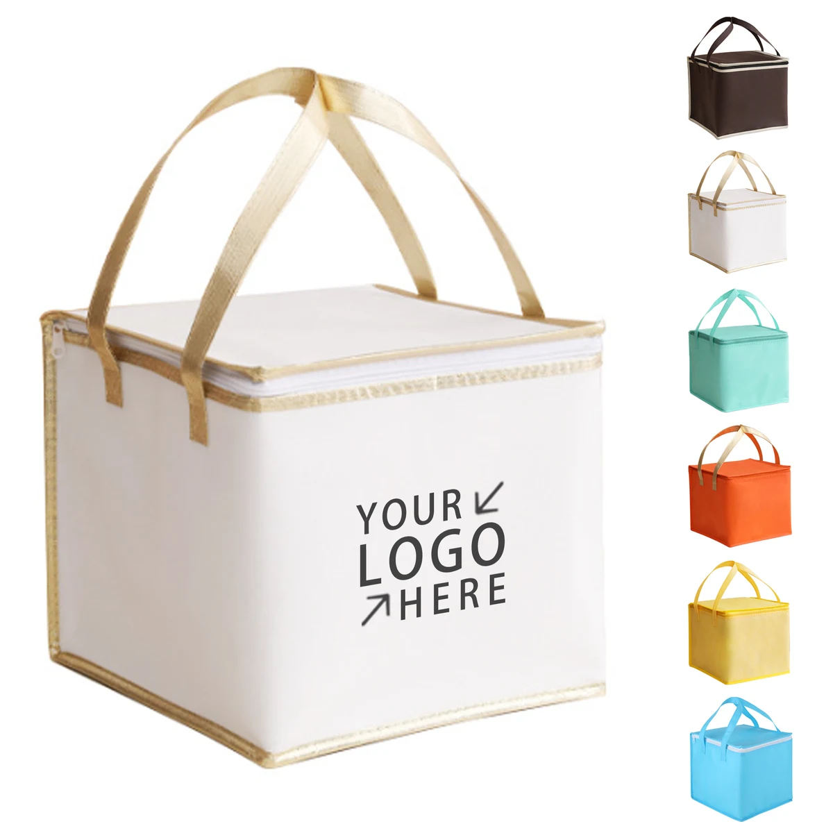10" Aluminum Foil Thermal Tote Bag 1