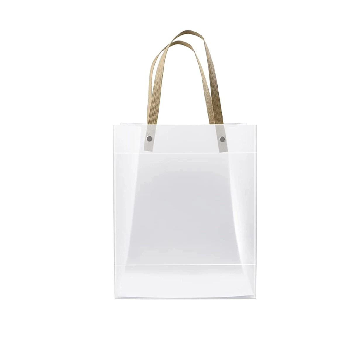 Clear Reusable Wrap Tote Bags 1