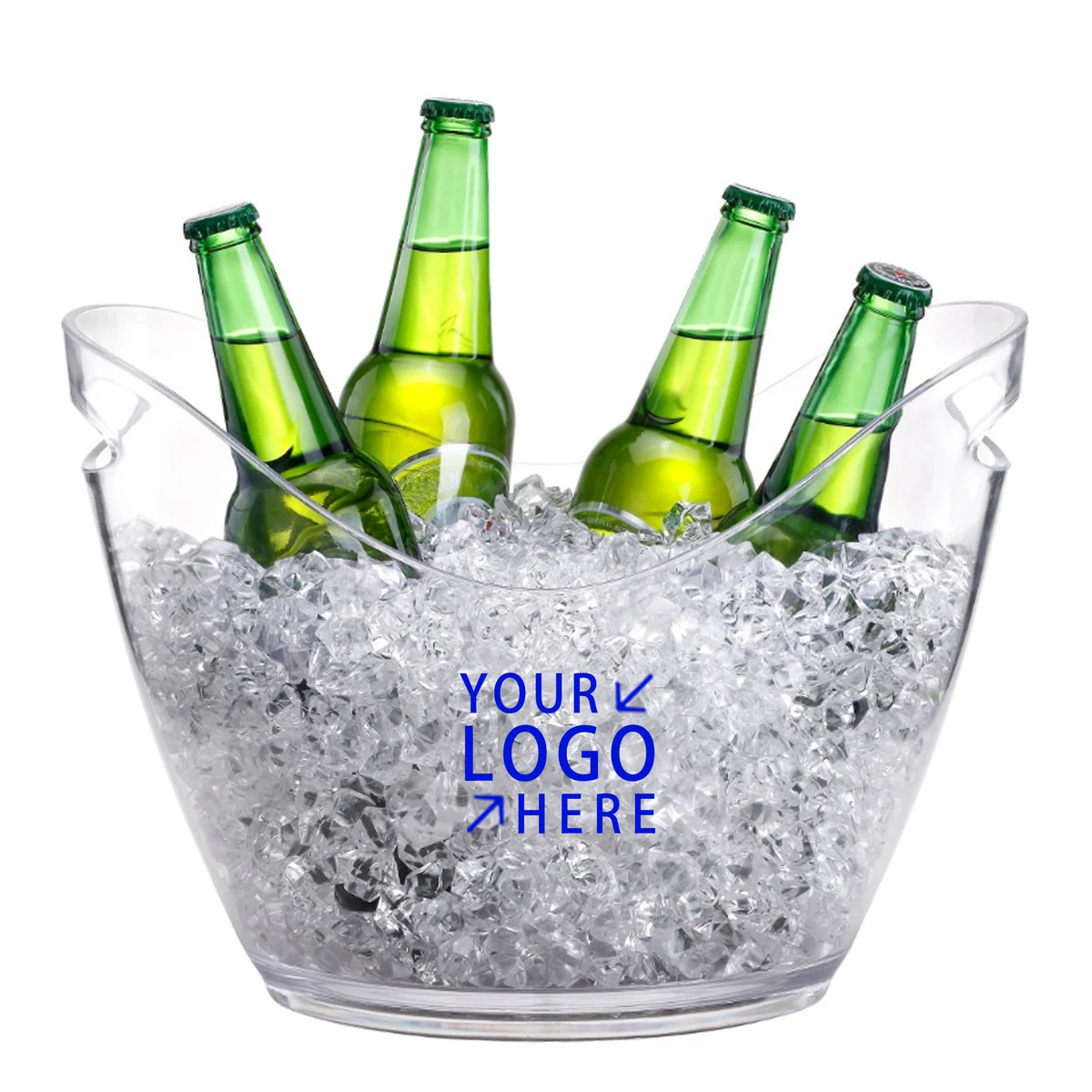 MOQ 10 Clear Cooler Ice Bucket 1