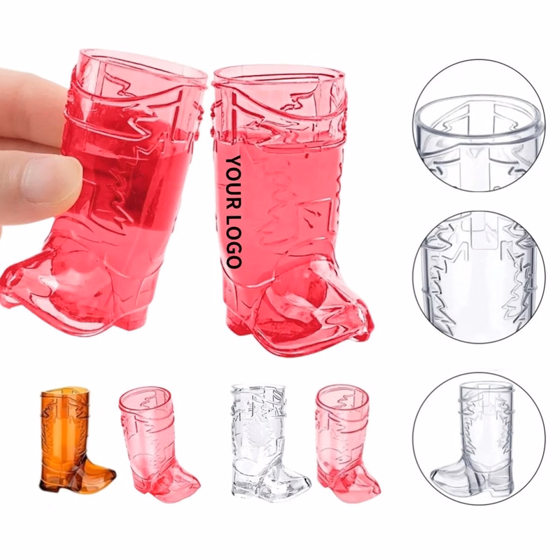Plastic Shot Glass with 1oz Capacity for Parties and Events