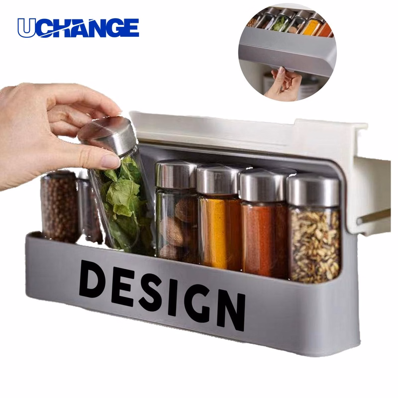 Kitchen Spice Rack No Drill Storage Organizer