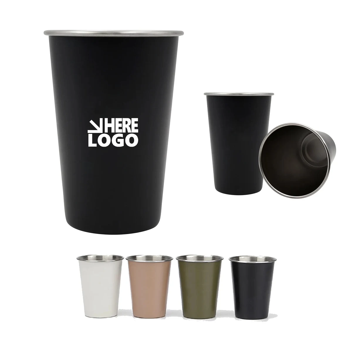 12oz Stainless Steel Outdoor Camping Cup 1