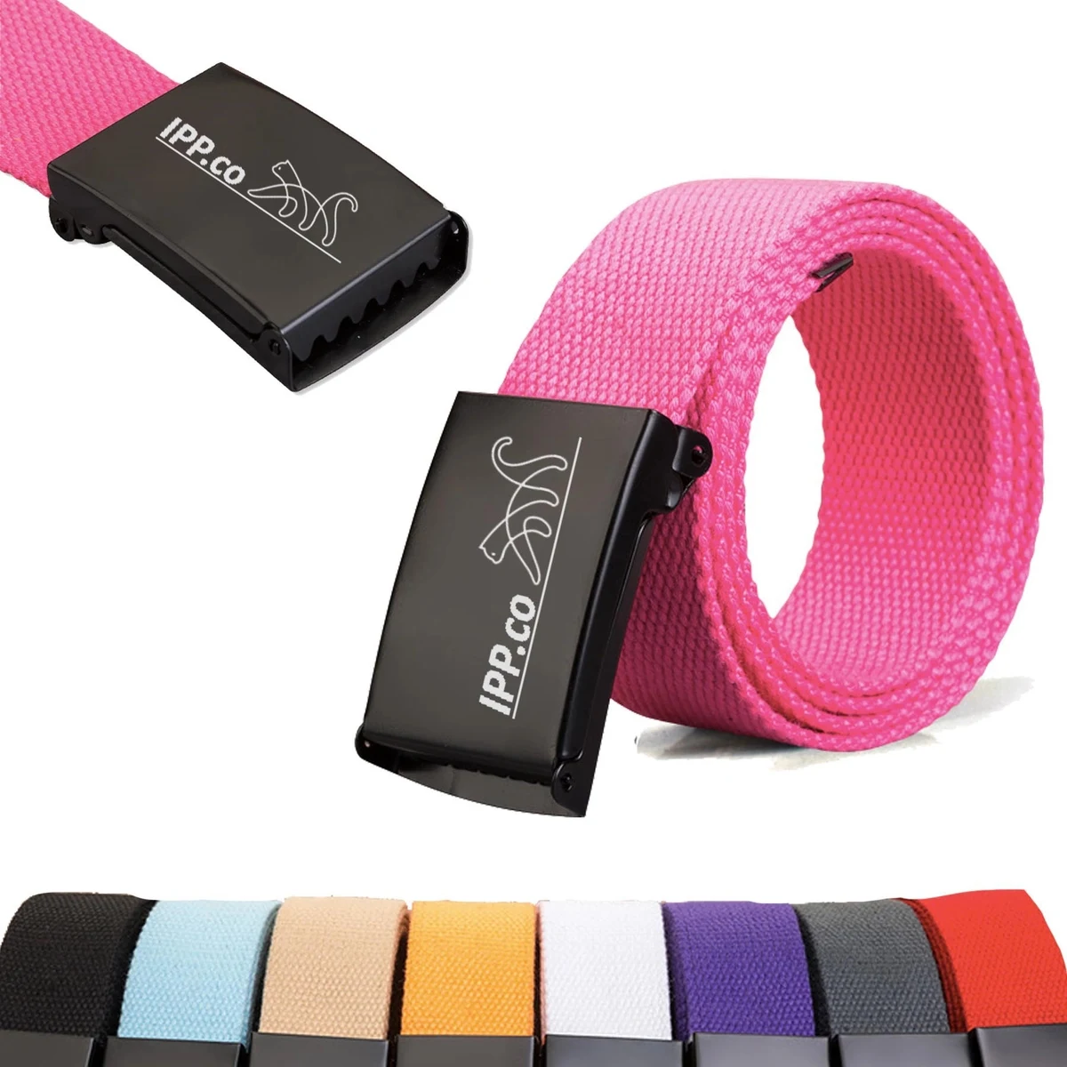Fashion Nylon Youth Sports Belt - Metal Buckle 1