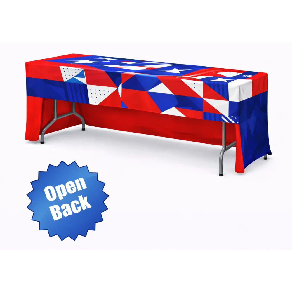 6 ft Open back Table Throw 1